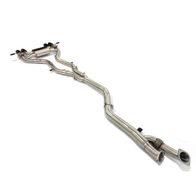 2021+ Bmw g80 g82 m3 m4 s58 3.0T Equal-length 3.5 inches Stainless Steel Valve Exhaust