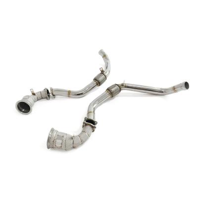 2017-2019 Porsche Panamera 971 2.9T header downpipe front pipe with heat shield