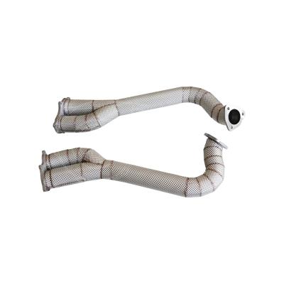 2020+ Porsche 718 GT4 4.0T header downpipe heat shield