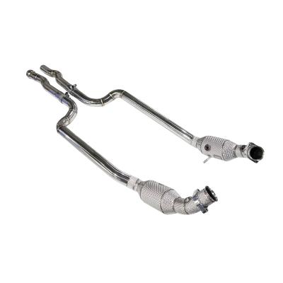 2011-2016 Benz W212 E63 Amg 6.2L heat shield stainless steel 304 downpipe