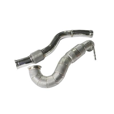 2013-2018 Benz A45 cla45 gla45 w176 2.0T heat shield stainless steel 304 downpipe