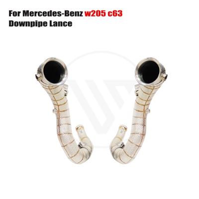 2015-2019 Benz w205 c63 4.0T heat shield stainless steel 304 downpipe