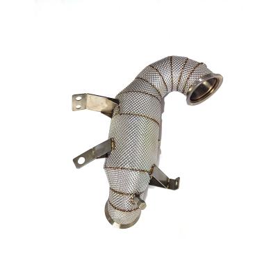 2020+ Benz CLA45 GLA45 A45 S W177 2.0T heat stainless steel shield downpipe